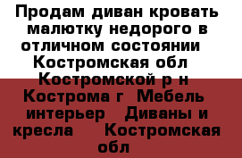 Продам диван-кровать малютку недорого в отличном состоянии - Костромская обл., Костромской р-н, Кострома г. Мебель, интерьер » Диваны и кресла   . Костромская обл.